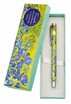 Image of Füllfederhalter »Freunde sind wie Blumen im Garten des Lebens« mit Van-Gogh-Motiv