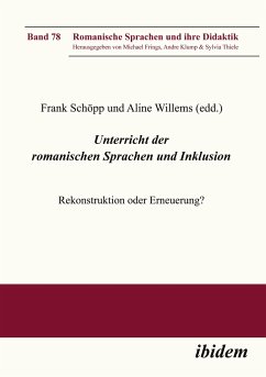 Unterricht der romanischen Sprachen und Inklusion - Schöpp, Frank Willems