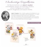 4er-Set Doppelkarten »Blumengrüße« mit Motiven von Jane C. Loudon