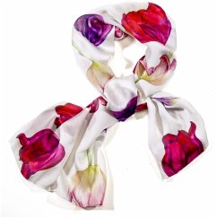 Chiffonschal »Tulpen«