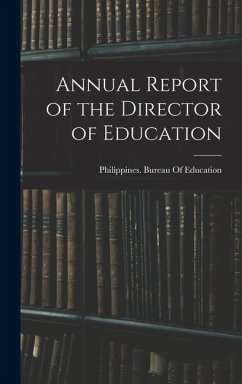 Cover Annual Report of the Director of Education