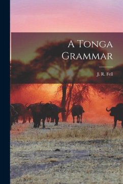 Cover A Tonga Grammar