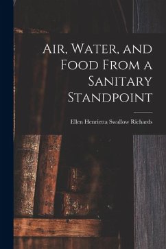 Cover Air, Water, and Food From a Sanitary Standpoint