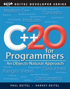 C++20 for Programmers (eBook, PDF) - Deitel, Paul; Deitel, Harvey