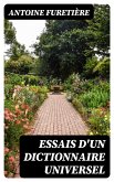 Essais d'un dictionnaire universel (eBook, ePUB)