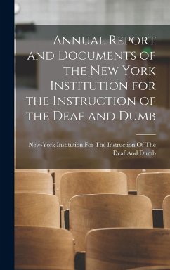 Cover Annual Report and Documents of the New York Institution for the Instruction of the Deaf and Dumb