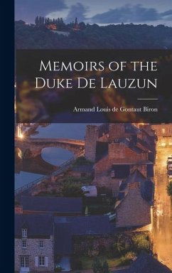 Cover Memoirs of the Duke de Lauzun
