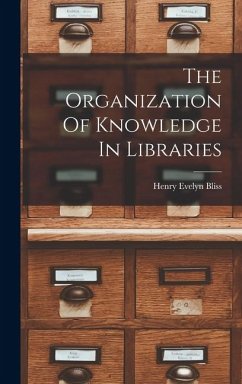 Cover The Organization Of Knowledge In Libraries