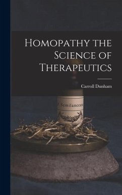 Cover Homopathy the Science of Therapeutics