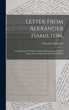 Cover Letter From Alexander Hamilton,