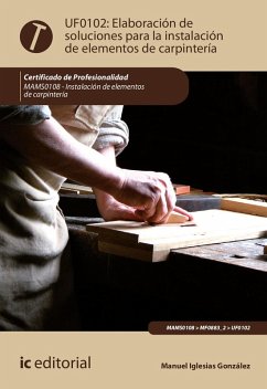Cover Elaboración de soluciones para la instalación de elementos de carpintería. MAMS0108 (eBook, ePUB)