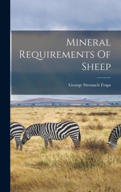 Cover Mineral Requirements Of Sheep