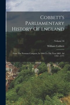 Cobbett's Parliamentary History Of England - Cobbett, William