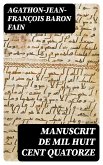 Manuscrit de mil huit cent quatorze (eBook, ePUB)