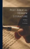 Post-Biblical Hebrew Literature: An Anthology