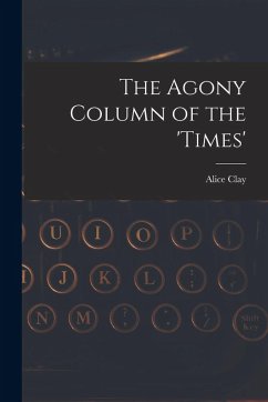Cover The Agony Column of the 'Times'