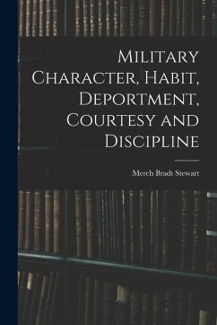 Cover Military Character, Habit, Deportment, Courtesy and Discipline