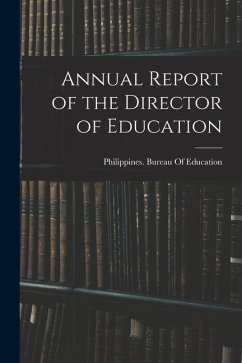 Cover Annual Report of the Director of Education
