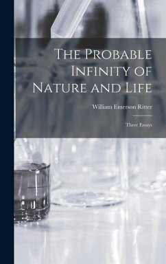 Cover The Probable Infinity of Nature and Life: Three Essays