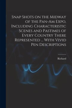 Cover Snap Shots on the Midway of the Pan-Am Expo, Including Characteristic Scenes and Pastimes of Every Country There Represented ... With Vivid Pen Descri