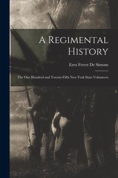 Cover A Regimental History: The One Hundred and Twenty-Fifth New York State Volunteers
