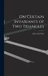On Certain Invariants of Two Triangles - Bild 1