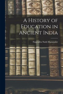 Cover A History of Education in Ancient India