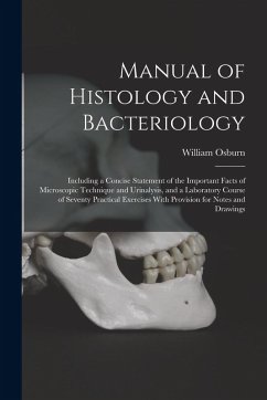 Cover Manual of Histology and Bacteriology: Including a Concise Statement of the Important Facts of Microscopic Technique and Urinalysis, and a Laboratory C