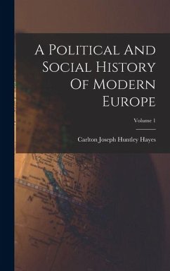 Cover A Political And Social History Of Modern Europe; Volume 1