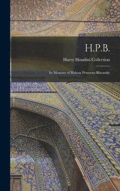 H.P.B. - Collection, Harry Houdini