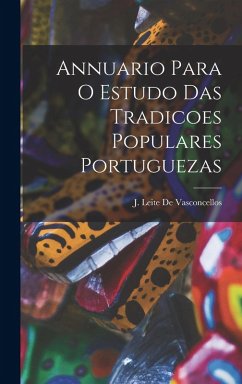 Cover Annuario Para O Estudo Das Tradicoes Populares Portuguezas