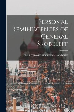 Cover Personal Reminiscences of General Skobeleff