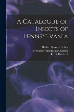 Cover A Catalogue of Insects of Pennsylvania