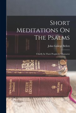 Cover Short Meditations On The Psalms