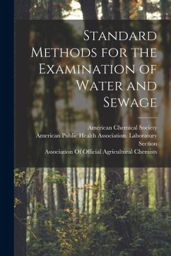 Cover Standard Methods for the Examination of Water and Sewage