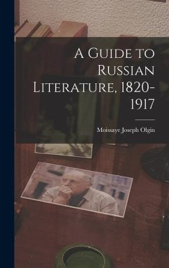 Cover A Guide to Russian Literature, 1820-1917