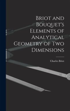 Cover Briot and Bouquet's Elements of Analytical Geometry of Two Dimensions