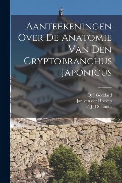 Cover Aanteekeningen Over De Anatomie Van Den Cryptobranchus Japonicus