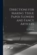 Directions for Making Tissue Paper... - Bild 1