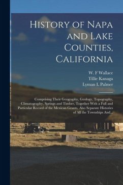 Cover History of Napa and Lake Counties, California