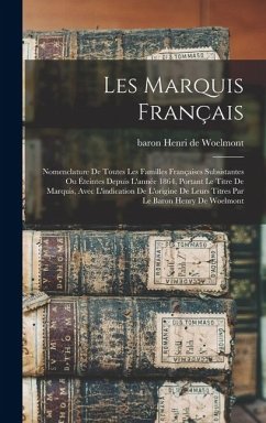 Cover Les marquis français