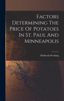 Cover Factors Determining The Price Of Potatoes In St. Paul And Minneapolis