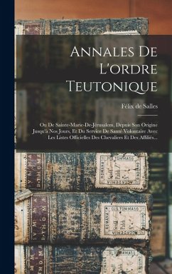 Cover Annales De L'ordre Teutonique