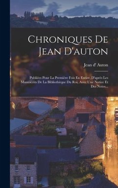 Cover Chroniques De Jean D'auton