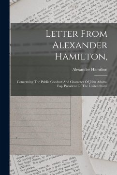 Cover Letter From Alexander Hamilton,