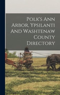 Cover Polk's Ann Arbor, Ypsilanti And Washtenaw County Directory