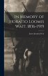 In Memory of Horatio Loomis Wait.... - Bild 1