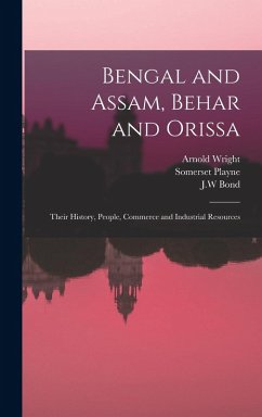 Cover Bengal and Assam, Behar and Orissa