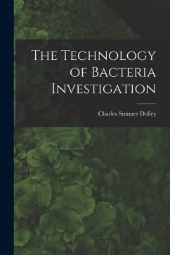 Cover The Technology of Bacteria Investigation