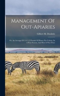 Cover Management Of Out-apiaries